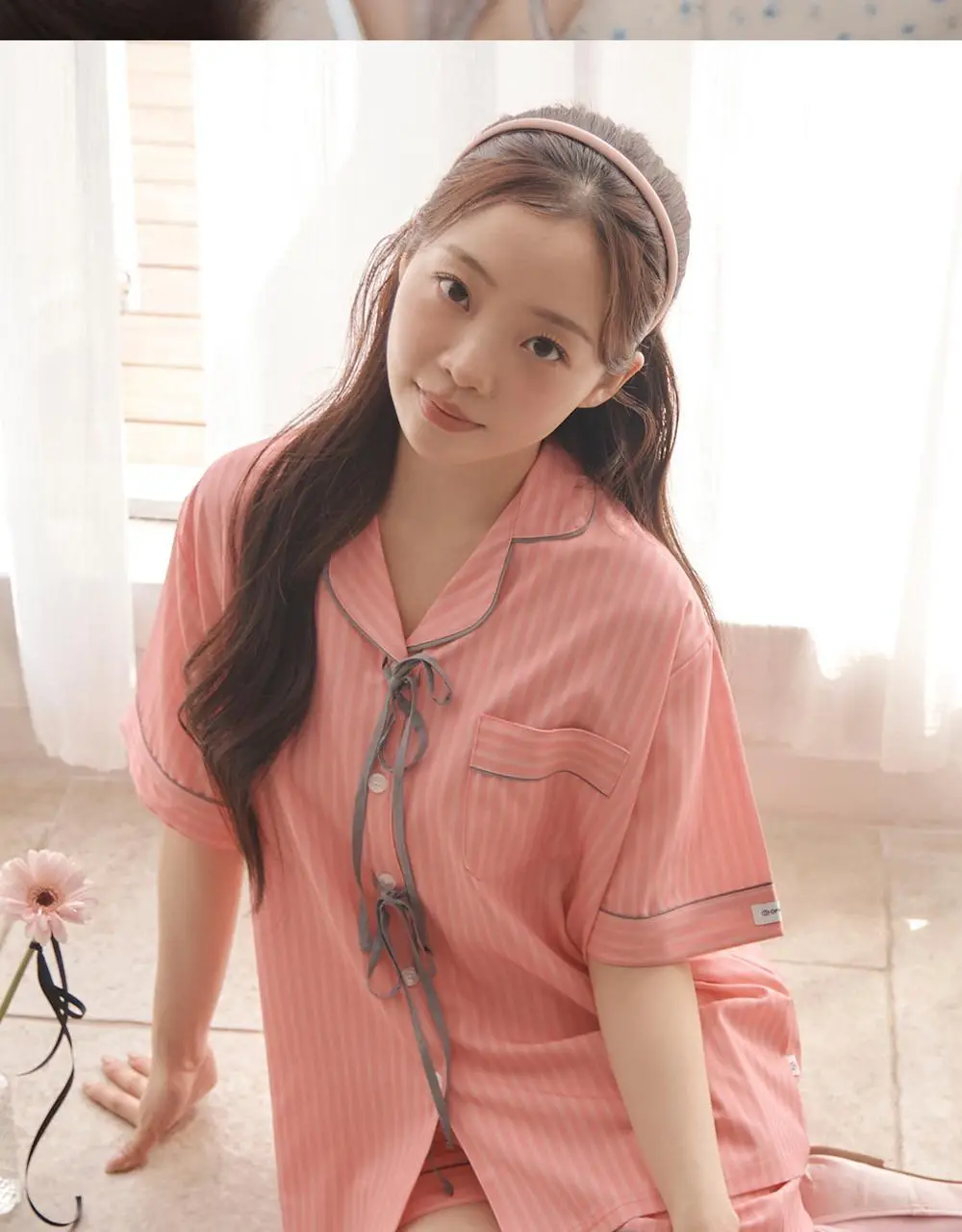 [곽민경 PICK] 오프아워 베이비드림 반팔 잠옷 세트 (M / L/ XL) 상세페이지 2
